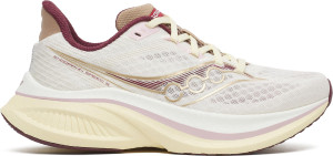 Saucony Women's Endorphin Speed 5 Ivory/maroon, 37.5