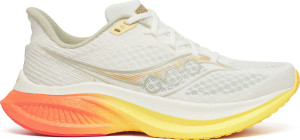 Saucony Men's Endorphin Speed 5 Ivory/Fire, 42.5