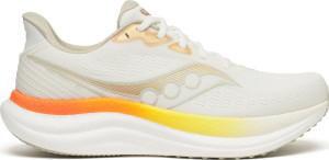 Saucony Men's Triumph 23 Ivory/fire 40.5