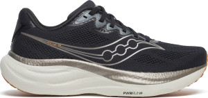 Saucony Men's Ride 19 Black/Pewter 42.5