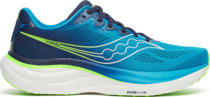 Saucony Men's Ride 19 Cobalt/Slime, 42.5