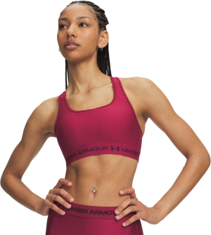 Under Armour Women's UA Crossback Mid Bra Claret S