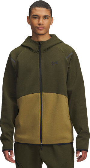 Under Armour Men's UA Unstoppable Fleece Full-Zip Hoodie Expedition Green, S