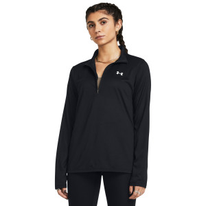 Under Armour Women's Tech 1/2 Zip Solid Black, L