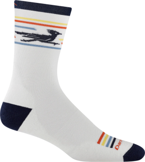 Darn Tough Frontrunner Micro Crew Ultra-lightweight With Cush M White M