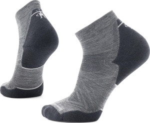 Smartwool Run Ankle Socks Targeted Cushion Medium Gray, 42-45