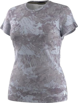 Smartwool Women's Merino Short Sleeve Tee Boxed Purple Storm Mountain, M