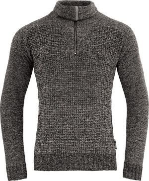 Devold Men's Bispen Wool Zip Neck Ink XS