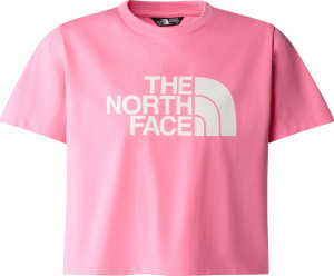 The North Face Girls' Cropped Easy T-Shirt Gamma Pink XL