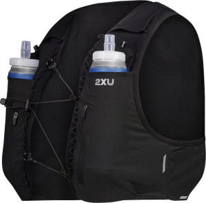2XU Run Hydration Vest Black/silver Reflective L