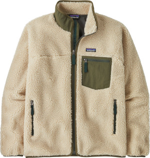 Patagonia Men's Classic Retro-x Jacket Dark Natural W/basin Green S