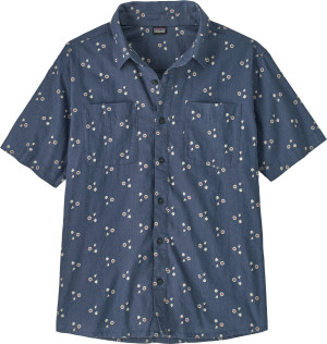 Patagonia Men's Back Step Shirt Bouquet: Dolomite Blue XL