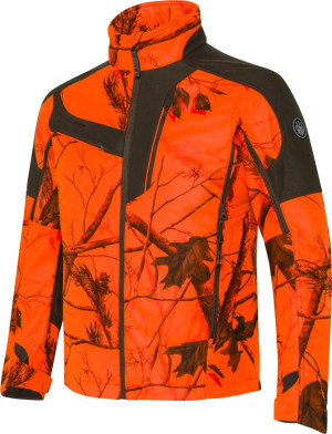 Beretta Men's Matajur Windblock Hunting Jacket Realtree Ap Camo Hd Orange L