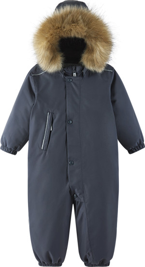 Reima Kids' Gotland tec Winter Overall Soft Black 86
