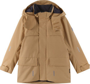 Reima Kids' tec Winter Jacket Kamuni Peanut Brown, 134