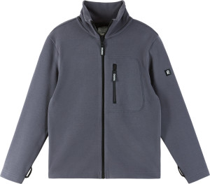 Reima Kids' Fleece Sweater Iisisti Soft Black, 152