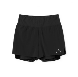 Rab Talus 2 In 1 Shorts Wmns Ebony Size 16 Inseam 4