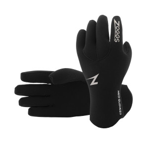 Zoggs Neoprene Swimming Gloves 3 Black XXS (5)