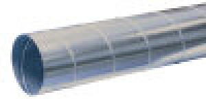 Systemair SR 100-1,2 Spiralfalzrohr DN 100, L=1,20m, Stahlblech verzinkt (12142)