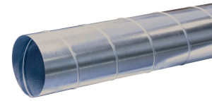 Systemair SR 160-1,2 Spiralfalzrohr DN 160, L=1,20m, Stahlblech verzinkt (12144)