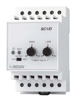 Systemair Schwellwertschalter SC1/D 24VAC, 1 x Wechselkontakt max. 10A/250V (13217)