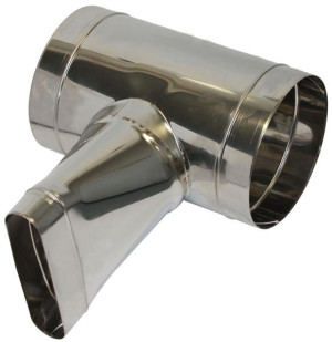 Systemair 200/S 151 Abzweigst. 90° rund DN 200, Abgang oval 207x51mm (303177)