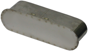 Systemair S 100 Enddeckel 128x51mm, oval, Edelstahl (305055)