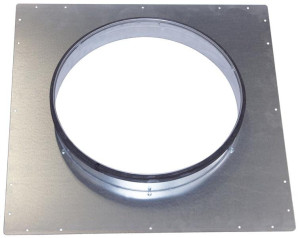 Systemair CCM 500 Ausblasstutzen DN 500, Stahlblech verzinkt (311683)