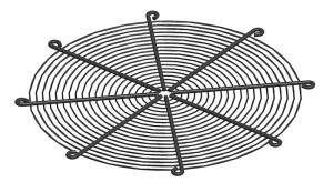 Systemair SG AR 200 Schutzgitter DN 200, kunststoffbesch., schwarz (313298)