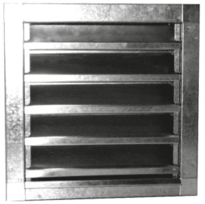 Systemair WSG 025 MUB komplett 418x418, Öffnung=338x338, 40mm Rahmen (31484)