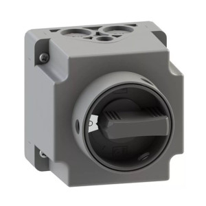 Systemair REV-9POL-11kW B/G 32A, IP66, 1NG, Schalter 0/1, schwarz/ g (33216)