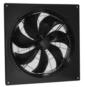 Systemair AW 400DV sileo Axialvent. 540x540mm, 400V/50Hz, 3~, Schwarz besch. (34124)