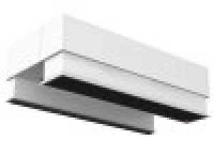 Systemair CL Linea eco BB1500WH ZDS Türluftschleier, 1500mm lang, 80/60°C (36580)
