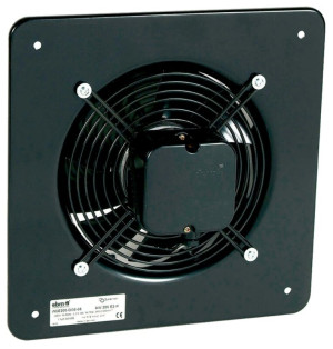 Systemair AW 300E2 Axialventilator 430x430mm, 230V/50Hz, 1~, Schwarz besch. (5801)