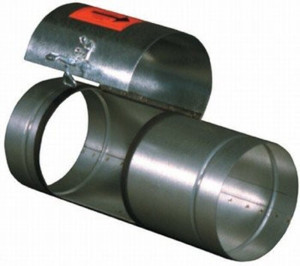 Systemair RLL 100 Serviceklappe DN 100, L=290mm, Stahlblech verzinkt (6267)