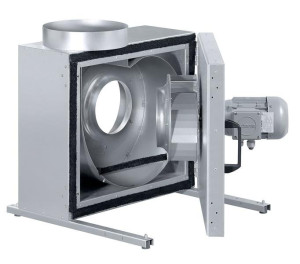 Systemair KBR/F 355D2 sm ext F400 DN 355, 400V/50Hz, 3~, Brandgas (87941)