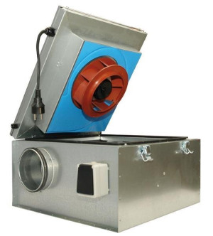 Systemair KVK Silent 125 EC Kanalventilator, isoliert, Rundanschluss (92168)