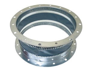 Systemair ASS 710 Flexibler Stutzen DN 630, Stahlbl. verz. u. Neopren Gewebe (9578)