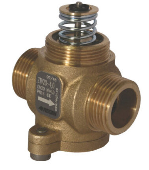 Systemair ZTV 20-2,5 2-Wege-Ventil DN 20, kvs=2,5, Messing-Gehäuse (9825)