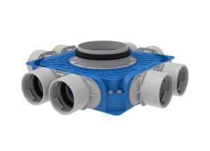 Systemair Tube F HV Vert. 8x75/160 Horizontaler Verteiler 8x75/160 (146620)