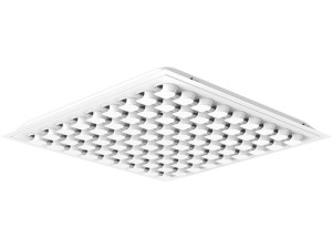Systemair CAP-F-125-600-16-SW Eckiger Düsen-Auslass für 600mm Rasterde (160093)