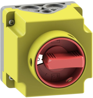Systemair REV-8POL-7,5kW R/Y 25A, IP66, Schalter 0/1, rot/ gelb (162549)