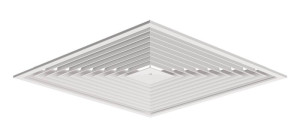 Systemair ADQ-400-SW Deckenauslass,400x400,Alu,RAL9003 (215608)