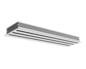 Systemair HELLA-1-1500-B-R-0-SW Schlitzauslass,1-reihig,Lam.schw.,Reg.El (215869)