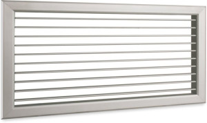 Systemair NOVA-A-1-2-225x125-H-SW Gitter, Alu, 1-reihig, Klemmfeder, horiz (216626)
