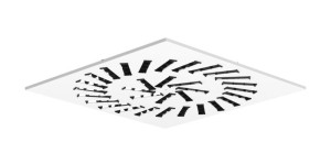 Systemair VVKR-A-S-625-8-B-SW Dralldurchlass quadr., Stahl RAL9003,Lam (218039)