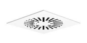 Systemair VVKR-B-S-625-24-B-SW Dralldurchlass quadr., Stahl RAL9003,Lam (218130)