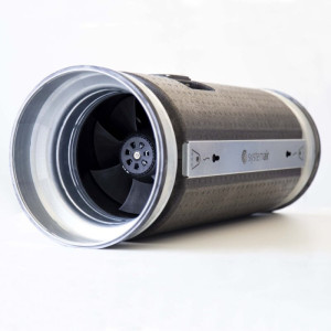 Systemair Prio Silent XP 315EC DN 315, 230V, 50/60Hz, 1~, isoliert (234863)