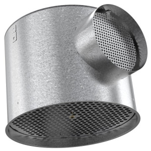 Systemair PB-VVK-R-500-200-E-H-D1 Anschlusskasten VVK, rund, Abluft, horiz (26345)