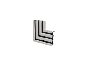 Systemair KSV-1-C-B-SW Eckelement, für KSV, 1-reihig, Lam. schw (216469)